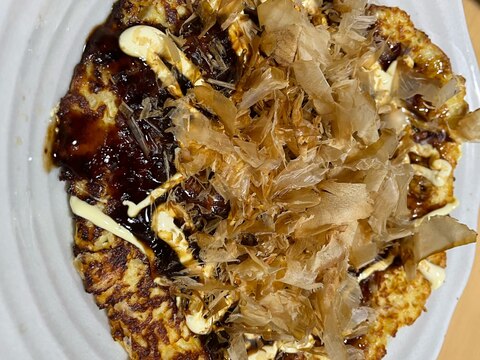 豆腐で作るお好み焼き